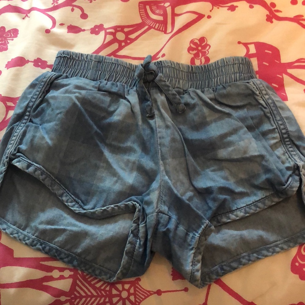 Girls kids splendid short denim look size 7/8